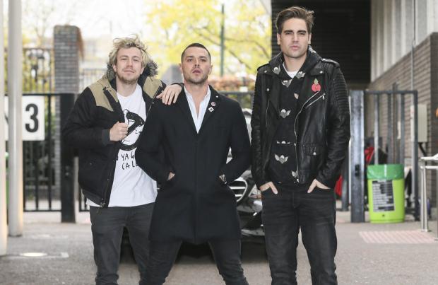 Busted's James, Matt and Charlie