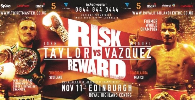 Scotland's Josh Taylor to fight Miguel Vazquez at Edinburgh's Royal Highland Centre, here's how to get tickets