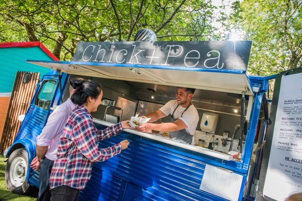 Edinburgh Folk & Food Festival — event artwork at George Square Gardens