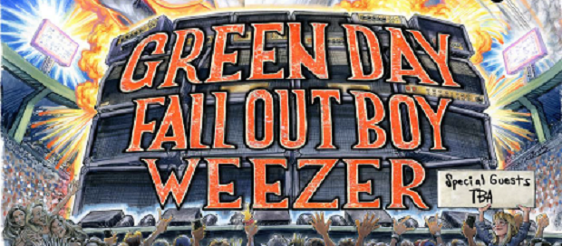 Green Day, Weezer and Fall Out Boy join forces for the Hella Mega tour 2020