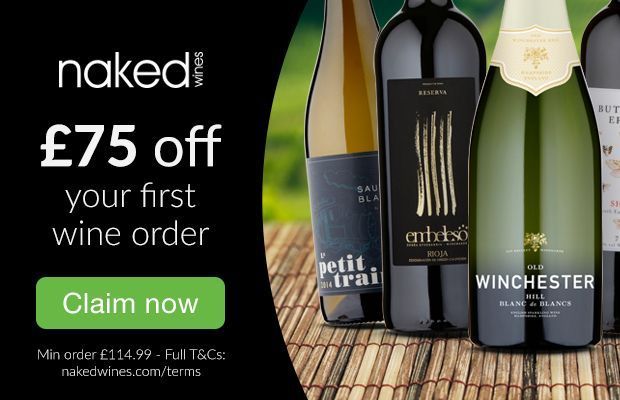 £75 off Naked Wines.