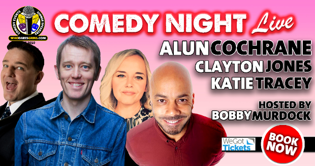 Comedy Night Live With Alun Cochrane | Data Thistle