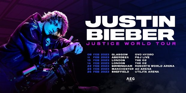 Justin Bieber Tickets & 2023 Tour Dates