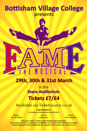 Bottisham Village College Presents - FAME The Musical | Data Thistle