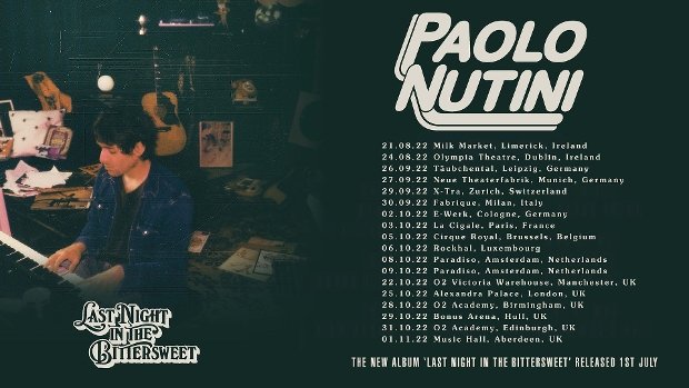 Want tickets to Paolo Nutini's 2022 UK tour dates? Here's everything you need to know
