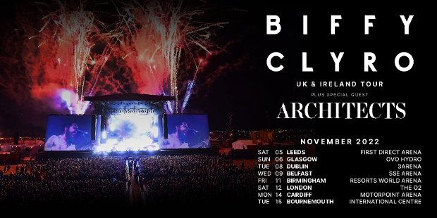 biffy clyro tour dates 2022