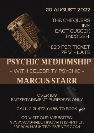 Psychic Mediumship Event with Celebrity Psychic Marcus Starr