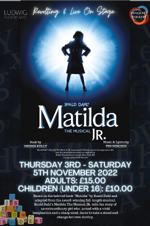 Roald Dahl's Matilda The Musical JR | Data Thistle