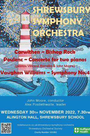 Shrewsbury Symphony Orchestra - Autumn 2022 Concert | Data Thistle