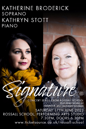 Rossall Signature Concert Series: Katherine Broderick and Kathryn Stott ...