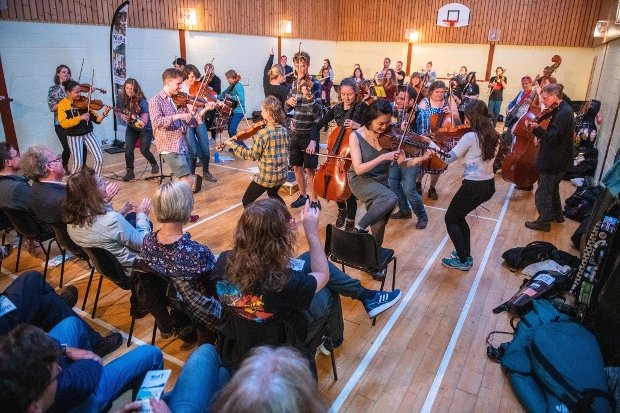 Nevis Ensemble at The Tall Ship's Jiggin' In The Riggin' St Andrew's Day Ceilidh