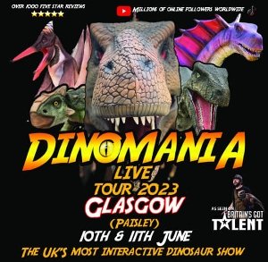 Dinomania Dinosaur show Paisley