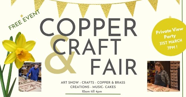 Copper & Craft Fair Spring Presented by Proper Copper Design | Data Thistle