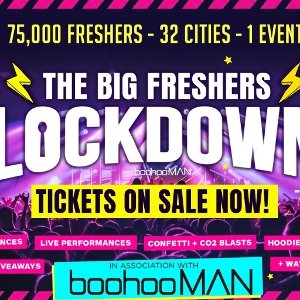 The Big Freshers Lockdown Bath In Association With Boohooman