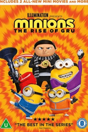 Pop up Cinema Wednesday 23rd August 3.30pm Minions Rise of Gru Autistic Friendly