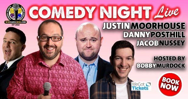 Comedy Night Live With Headliner Justin Moorhouse | Data Thistle