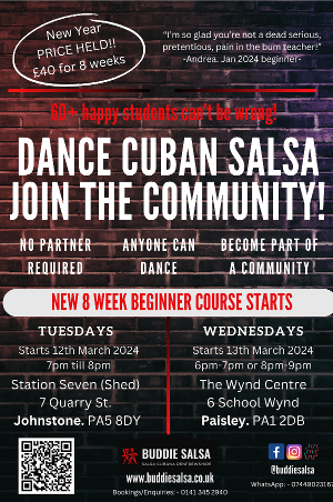 Improvers 1 Cuban Salsa Class