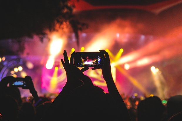 Silhouettes of Performers at 2025 Country Music Fest