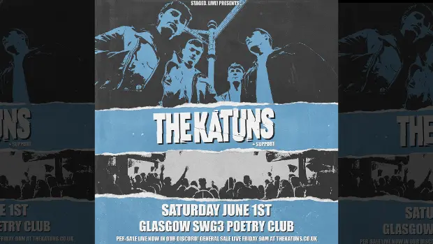 STAGED. Live! presents The Katuns + supports @ SWG3 Poetry Club