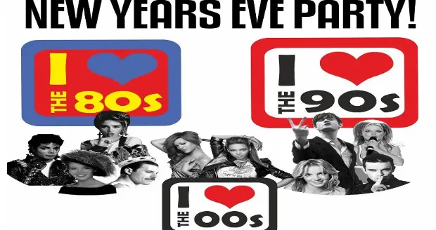 I love the 80s / 90s / 00s NYE Party | Data Thistle