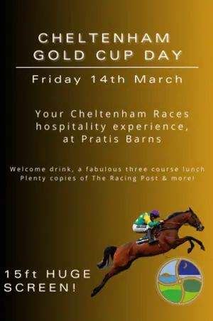 Cheltenham Gold Cup Lunch — event artwork at Ayr Racecourse