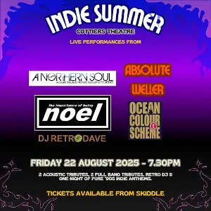 Summer Indie  Britpop Night  Live Tributes  DJ