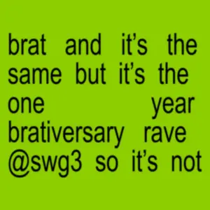 Killer Kitsch  Brat Rave  SWG3