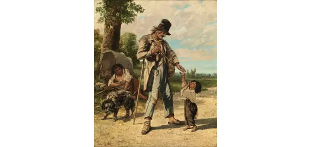 Hidden Histories Tour  A Beggar at Ornans Gypsies during Courbets time and beyond