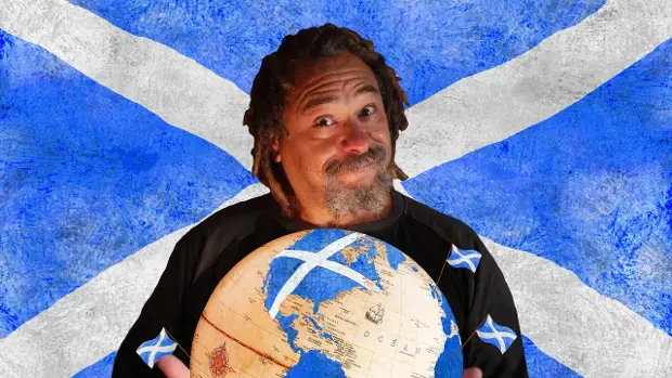 Bruce Fummey: Scotland Made The World — event artwork at The Glen Golf Club