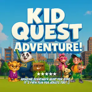 Kid Quest in Kensington Gardens, London: Superhero City Adventure for Kids (Ages 4-8)