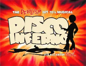 Disco Inferno — event artwork at Hawick Town Hall