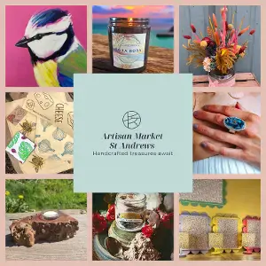 Artisan Market St Andrews — event artwork at St. Andrew Town Hall