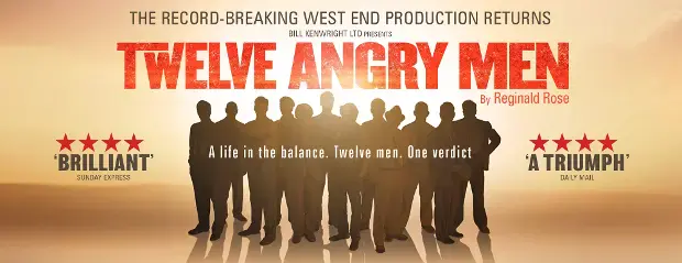 Twelve Angry Men — event artwork at His Majesty's Theatre