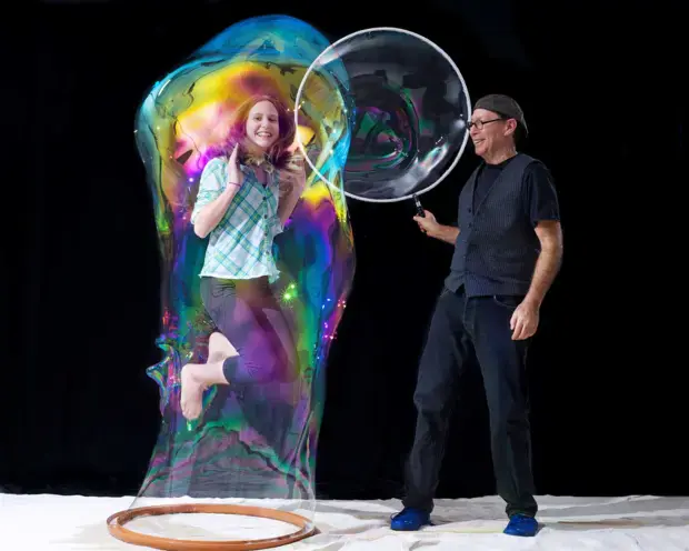 Amazing Bubble Man — event artwork at Beacon Arts Centre
