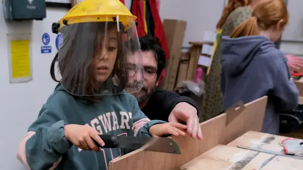 Family Make Stuff Afternoon: Flipping Frame