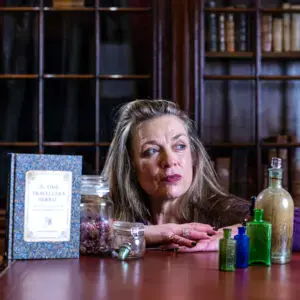 Collected Curiosities – An Evening with Amanda Edmiston — event artwork at AK Bell Library