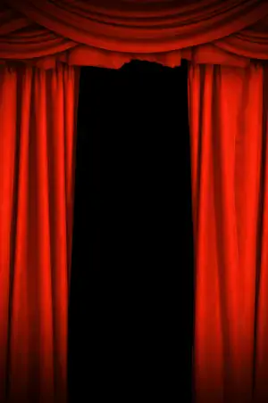 Dunoon Players present Scandal in the Wings — event artwork at Dunoon Burgh Hall