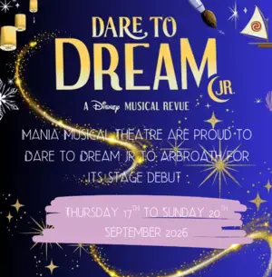 Dare to Dream Jr — event artwork at Abbey Theatre
