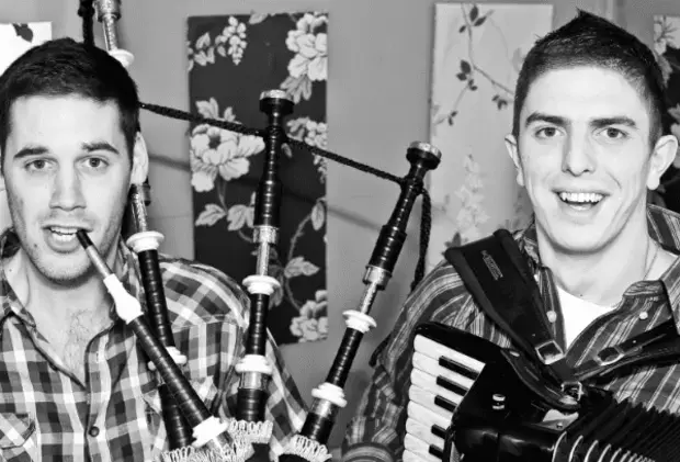 Cilidh with the Monach Isle Cilidh Band — event artwork at Pipe Band Hall
