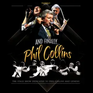 And Finally...Phil Collins — event artwork at The Brunton at Corn Exchange