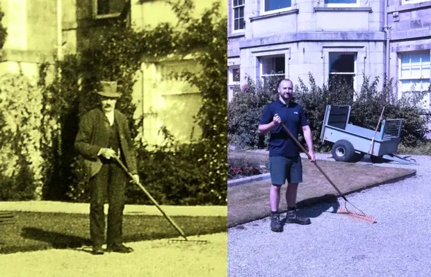 Haddo's Terrace Garden - Then & Now — event artwork at Haddo House