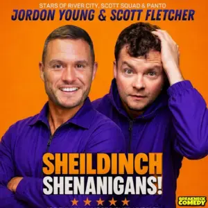 Jordan Young & Scott Fletcher — event artwork at Baldridgeburn Community Centre